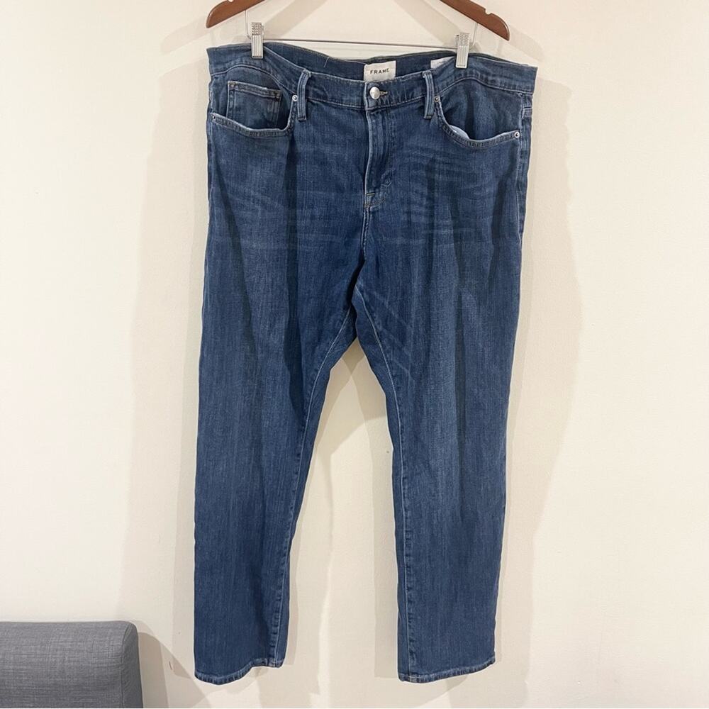 Frame Denim L’Homme Slim Straight Leg Men's Blue Jeans size 40 x 32